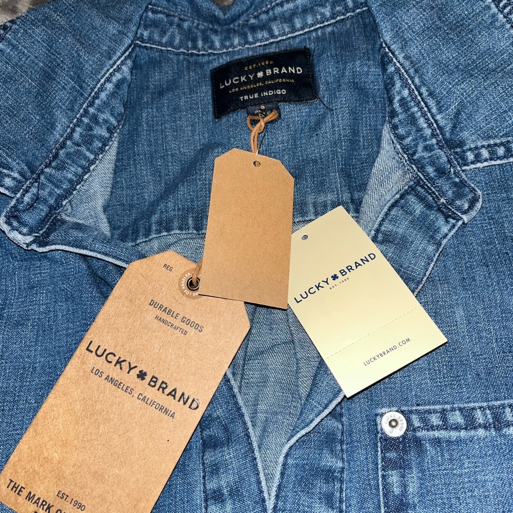 lucky brand jean shirt/dress?